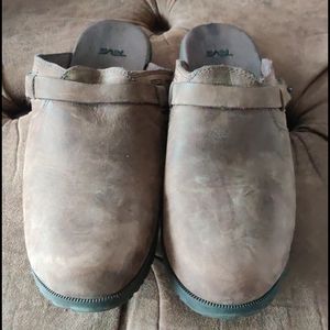 Teva Brown Clogs